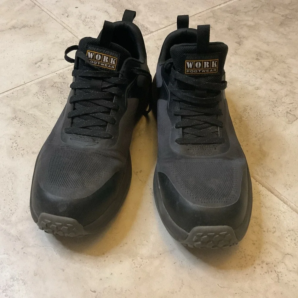 Sketchers Work Transport Lite 200263 Air Cooled Memory Foam Insoles, Black Sz 11